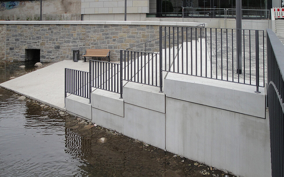 Fußgängerbrücke Stadtbadareal Göttingen